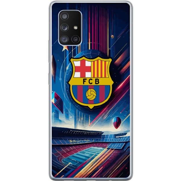 Samsung Galaxy A71 5G Läpinäkyvä kuori FC Barcelona