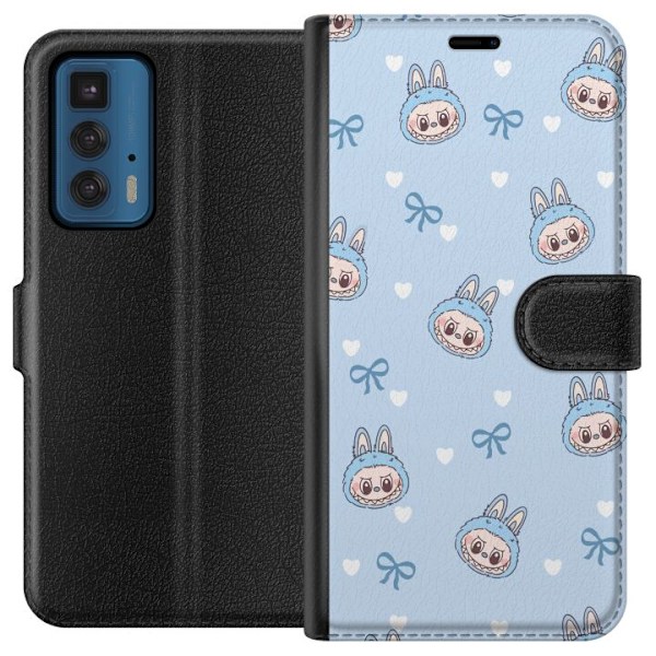 Motorola Edge 20 Pro Tegnebogsetui Labubu Ildånd