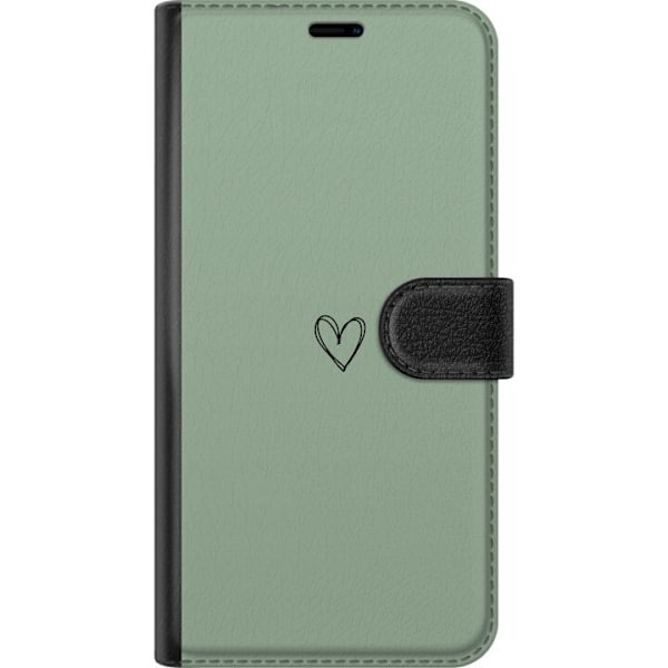 Kompatibel Tegnebogsetui til Apple iPhone 13 mini Hjerte