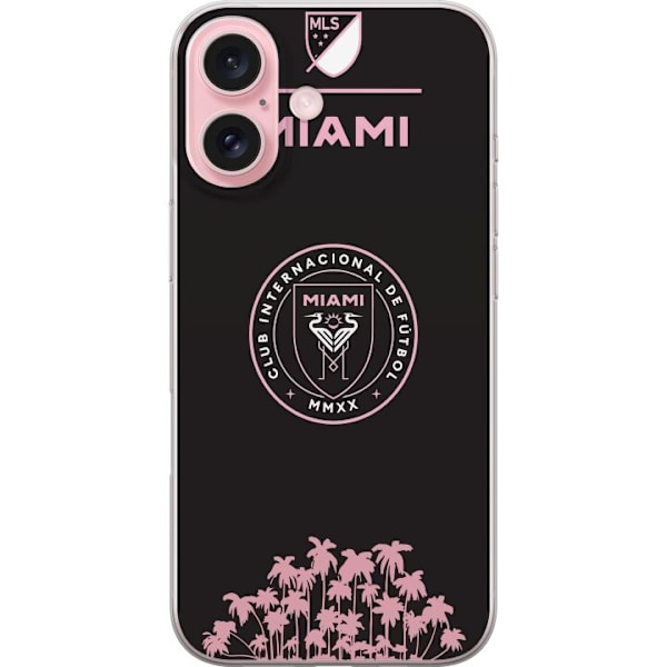 Apple iPhone 16 Gennemsigtig cover Inter Miami CF