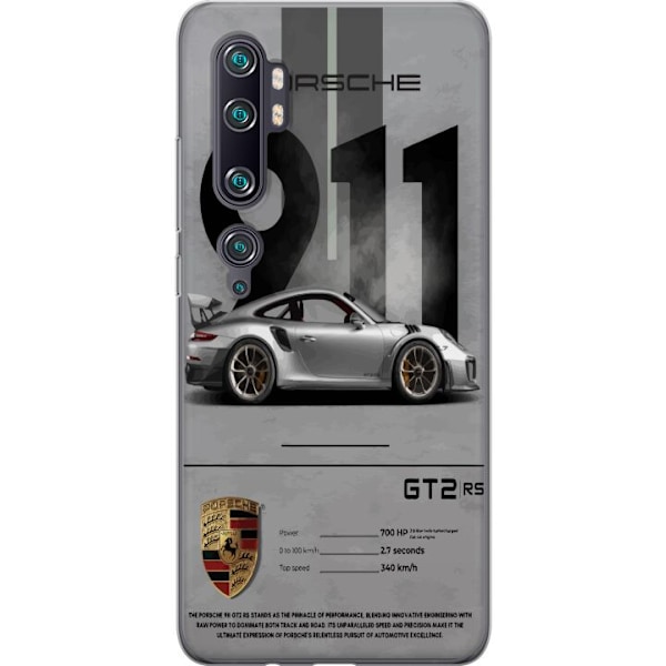 Xiaomi Mi Note 10 Pro Genomskinligt Skal Porsche 911