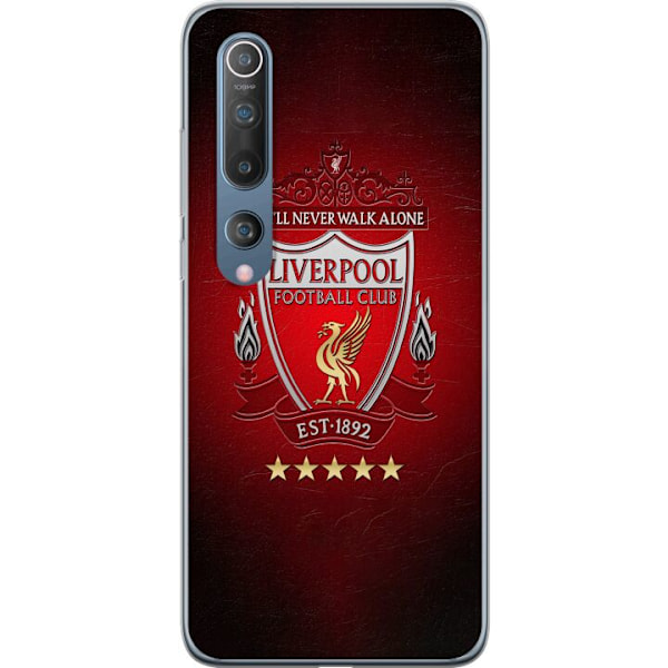 Xiaomi Mi 10 5G Läpinäkyvä kuori YNWA Liverpool