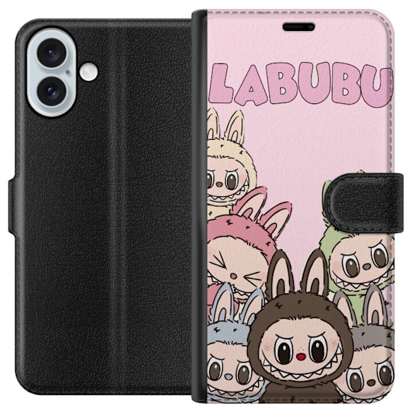 Apple iPhone 16 Plus Tegnebogsetui Labubu Classics