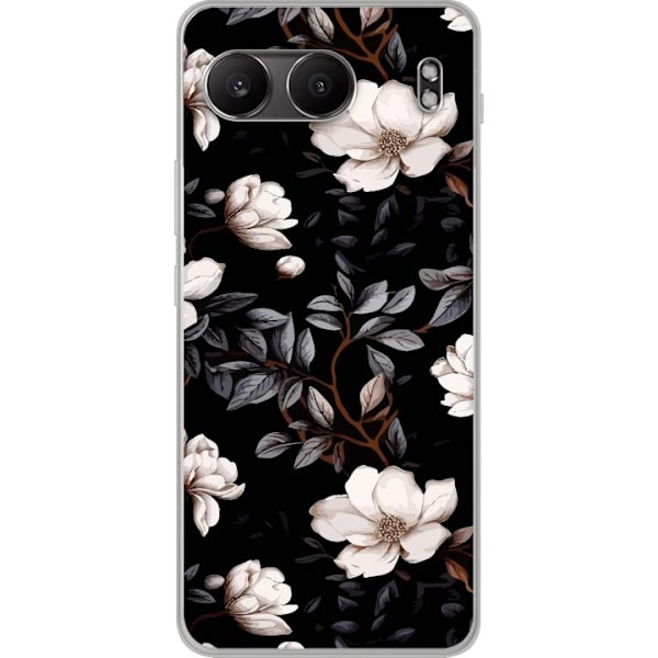 OnePlus Nord 4 Gjennomsiktig deksel Floral