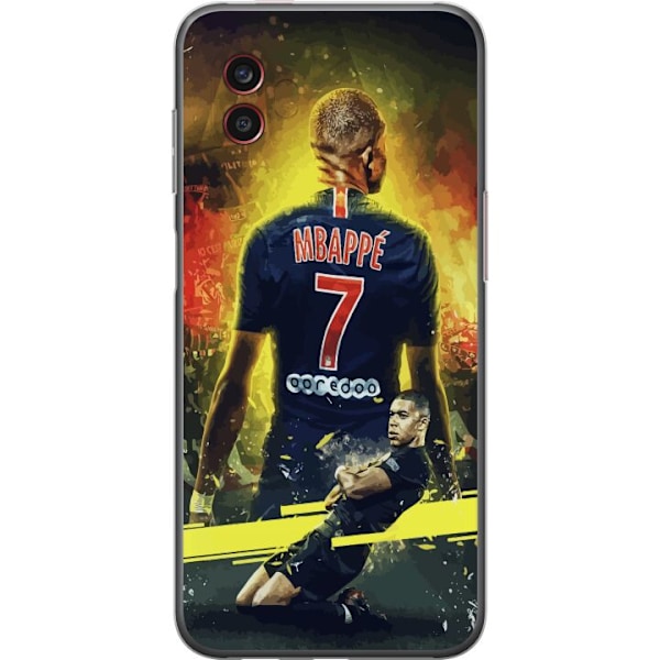 Samsung Galaxy Xcover6 Pro Läpinäkyvä kuori Kylian Mbappé