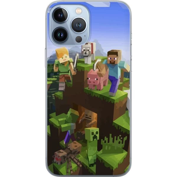 Kompatibel Mobilcover til Apple iPhone 13 Pro Max MineCraft