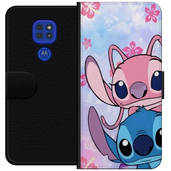 Motorola Moto G9 Play Lommeboketui Stitch & Angel
