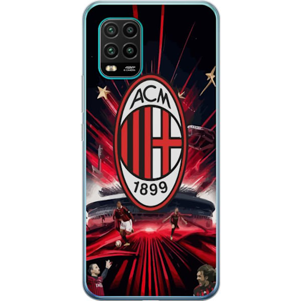 Xiaomi Mi 10 Lite 5G Gjennomsiktig deksel AC Milan