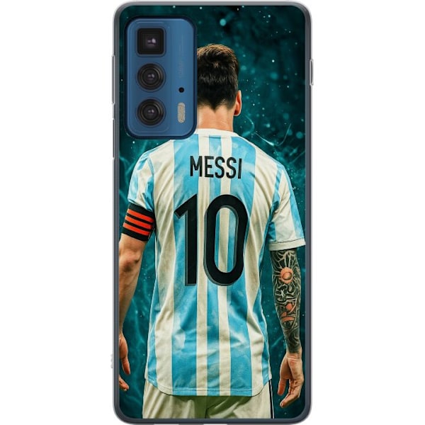 Motorola Edge 20 Pro Genomskinligt Skal Messi