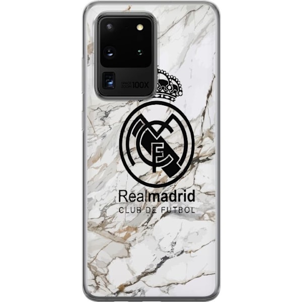 Samsung Galaxy S20 Ultra Gennemsigtig cover Real Madrid