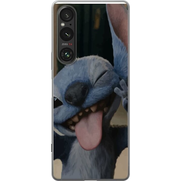 Sony Xperia 1 VI Gjennomsiktig deksel Stitch Søt Alien - Blå