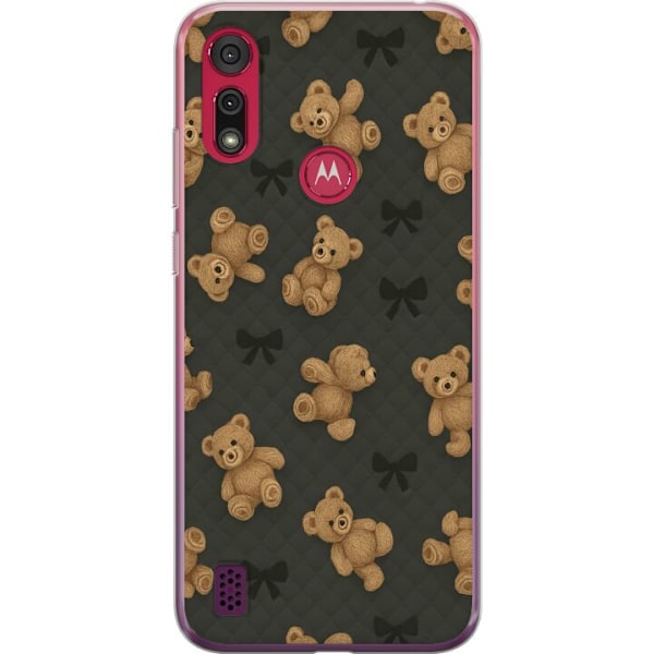 Motorola Moto E6s (2020) Genomskinligt Skal Teddy Hugs
