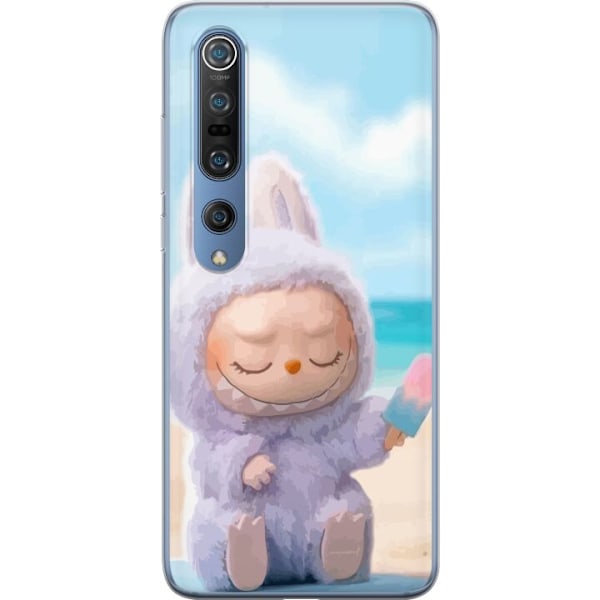 Xiaomi Mi 10 Pro 5G Läpinäkyvä kuori Labubu Vaaleanpunainen