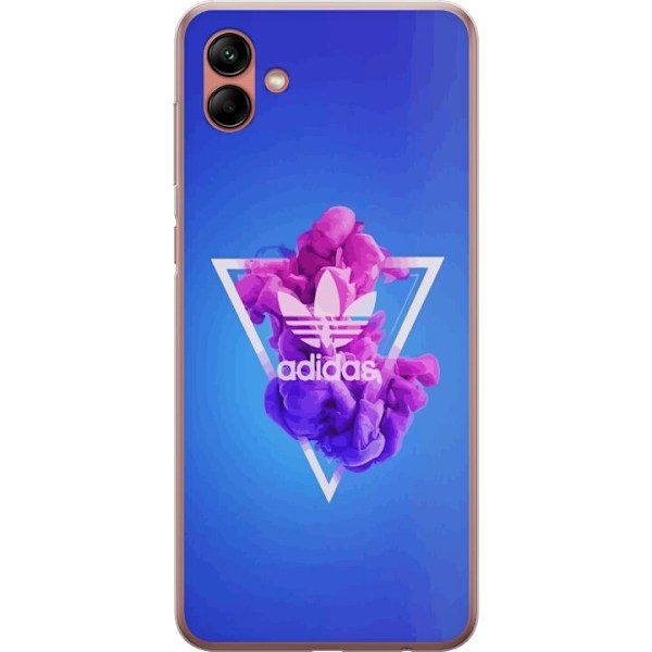 Samsung Galaxy A04 Läpinäkyvä kuori Adidas-inspiroitunut si