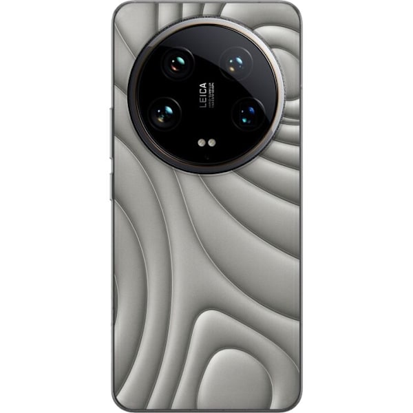 Xiaomi 14 Ultra Läpinäkyvä kuori Hopea-aallot