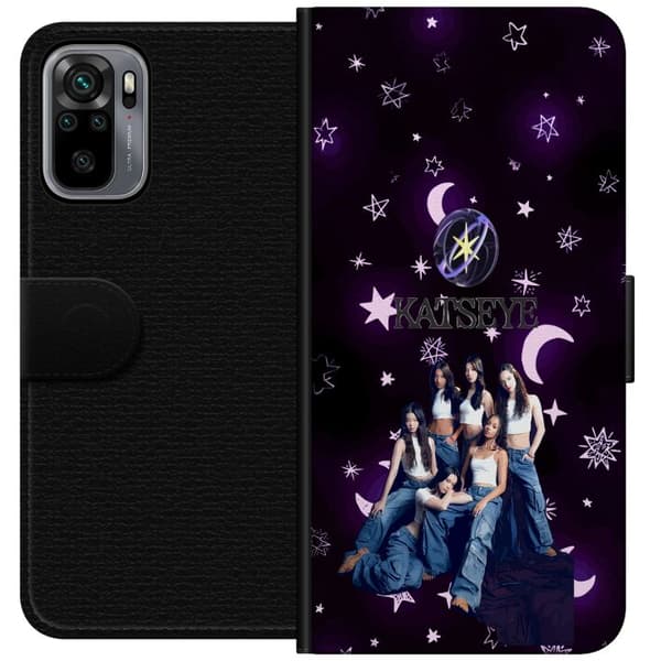 Kompatibel Tegnebogsetui til Xiaomi Redmi Note 10S KATSEYE lilla