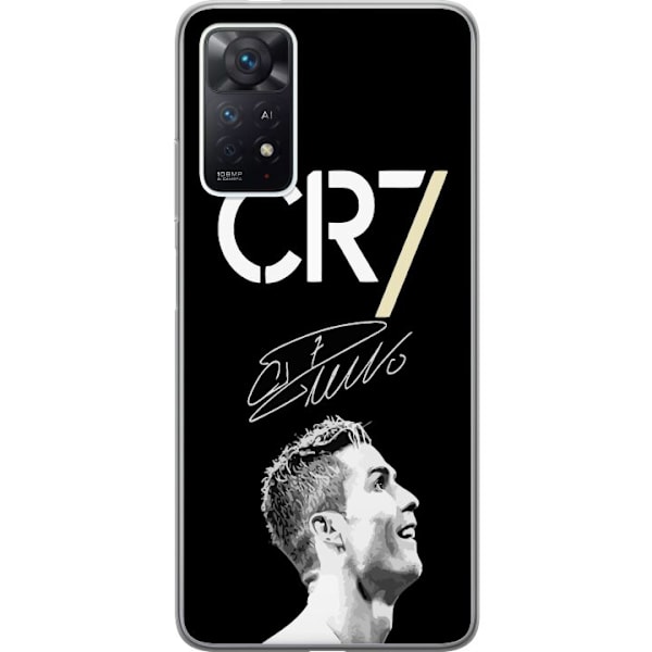 Xiaomi Redmi Note 11 Pro Genomskinligt Skal CR7 Ronaldo