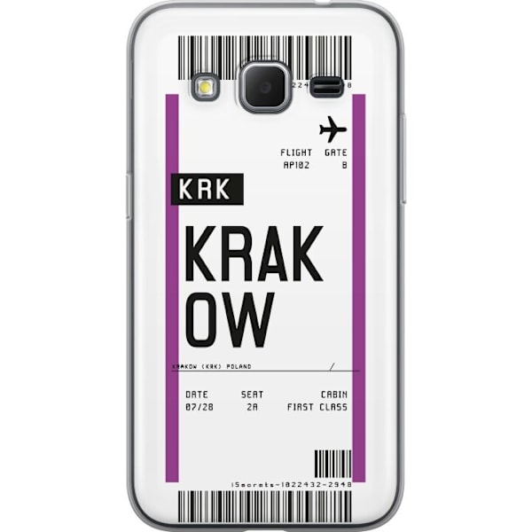 Samsung Galaxy Core Prime Genomskinligt Skal Krakow