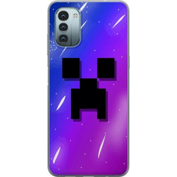 Nokia G11 Genomskinligt Skal Minecraft