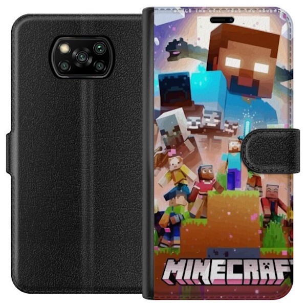 Xiaomi Poco X3 NFC Lompakkokotelo Minecraft