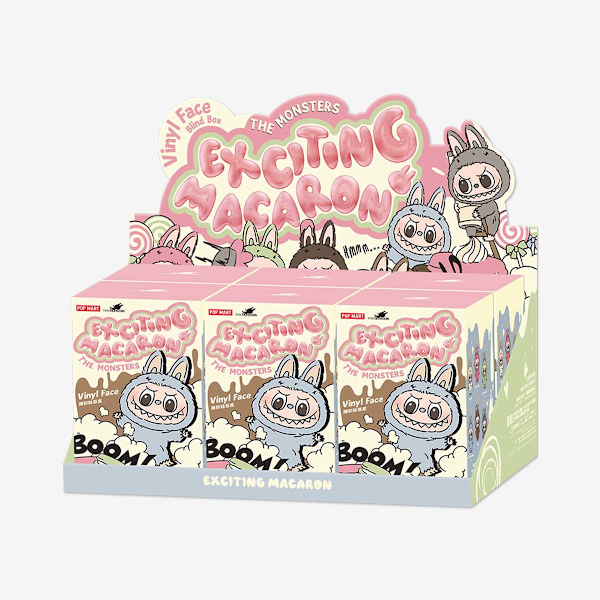 Pop Mart Labubu The Monsters – Exciting Macaron Vinyl Face Blind Box