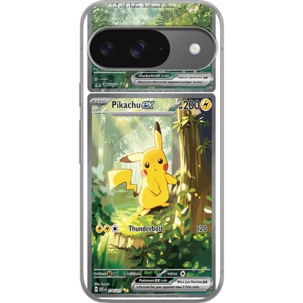 Kompatibelt Mobildeksel til Google Pixel 9 Pro Pikachu grønn