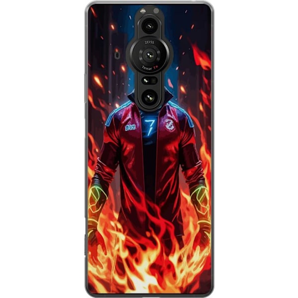 Sony Xperia Pro-I Genomskinligt Skal Ronaldo Inferno – fotbo