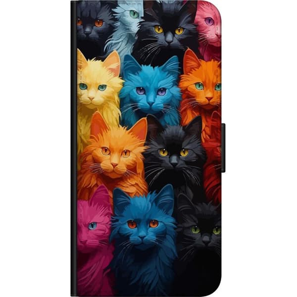 Kompatibel Tegnebogsetui til OnePlus 9 Pro Katte