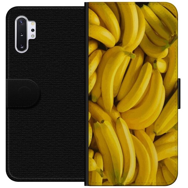 Samsung Galaxy Note10+ Tegnebogsetui Banan mønster