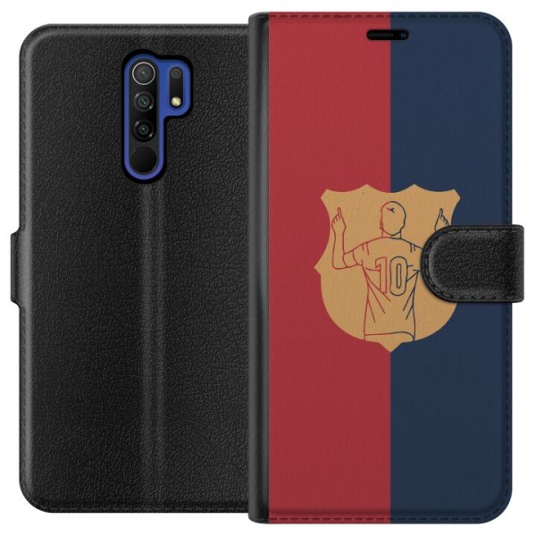 Xiaomi Redmi 9 Lompakkokotelo FC Barcelona