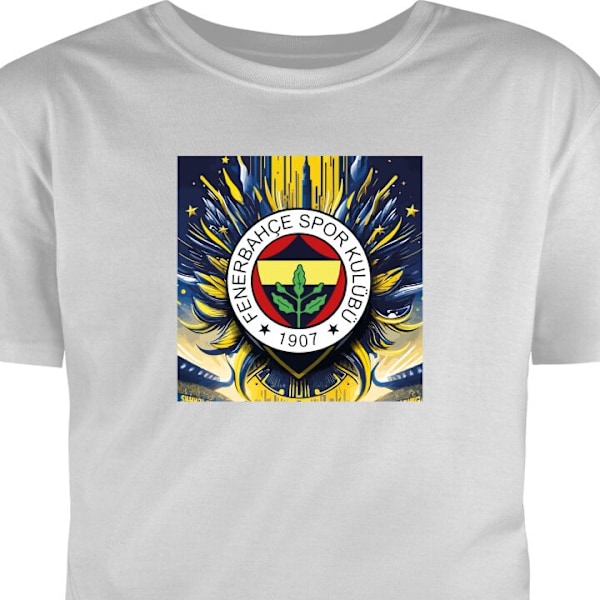 Børne T-shirt | Behagelig T-shirt til Børn Fenerbahçe SK grå 12-13 År