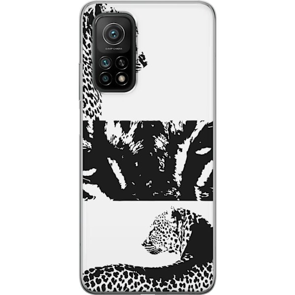 Xiaomi Mi 10T Pro 5G Läpinäkyvä kuori Leopard Faces