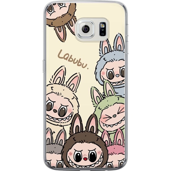 Samsung Galaxy S6 edge Läpinäkyvä kuori Labubu Pastel Collection