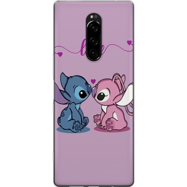 Sony Xperia 1 Läpinäkyvä kuori Lilo & Stitch – Angel Edition