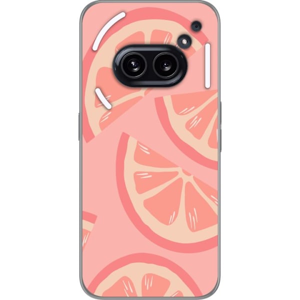 Nothing Phone (2a) Gennemsigtig cover Pink Citronade