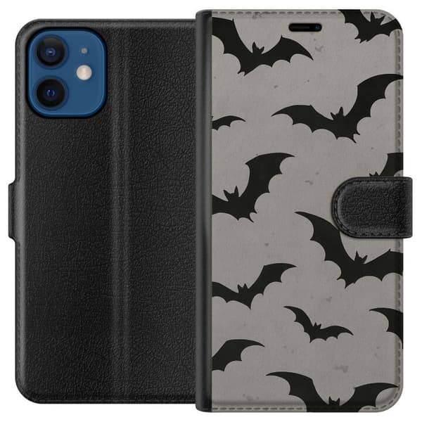 Kompatibelt Plånboksfodral till Apple iPhone 12 mini Flutterprint