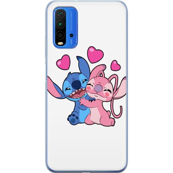 Xiaomi Redmi 9T Gennemsigtig cover Lilo & Stitch