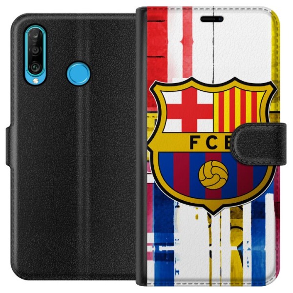 Huawei P30 lite Lommeboketui FC Barcelona