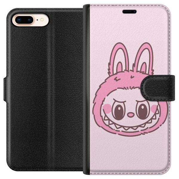 Apple iPhone 8 Plus Lommeboketui Labubu Dyrekretsbunnyutgave