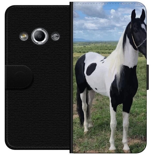 Samsung Galaxy Xcover 3 Lommeboketui Heste Magi - stilisert hest i en rolig fargepalett