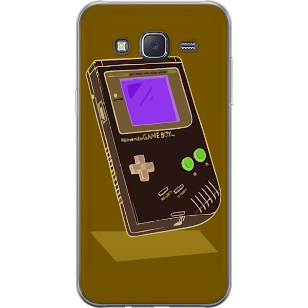 Samsung Galaxy J5 Gennemsigtig cover Game Boy Lilla