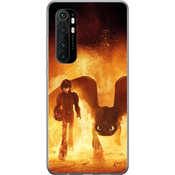 Xiaomi Mi Note 10 Lite Genomskinligt Skal Draktränaren