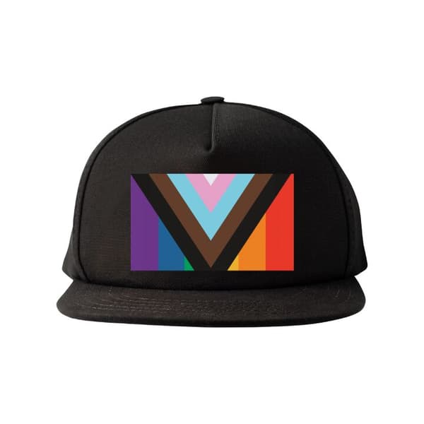 Snapback-lue svart one size