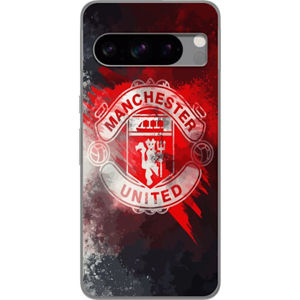 Google Pixel 8 Pro Gjennomsiktig deksel Manchester United