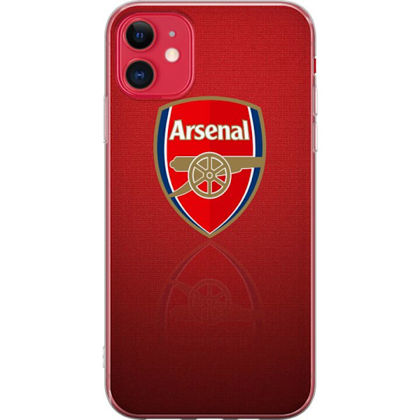 Apple iPhone 11 Läpinäkyvä kuori Arsenal
