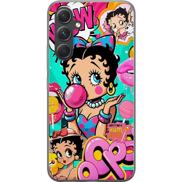 Samsung Galaxy S24 FE Läpinäkyvä kuori Betty Boop