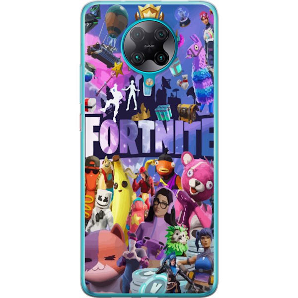 Xiaomi Poco F2 Pro Läpinäkyvä kuori Fortnite Hahmot Peliteema Ikonit Peli Suunnittelu Suosittu Taistelurojalainen Lapset Pelihahmojen Teema