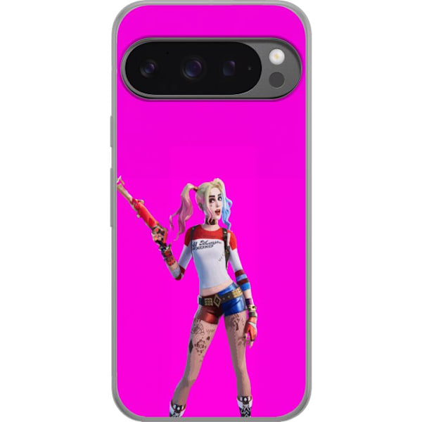 Google Pixel 9 Pro XL Genomskinligt Skal Fortnite - Harley Qui