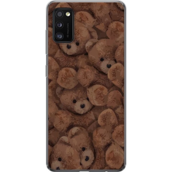 Samsung Galaxy A41 Läpinäkyvä kuori Teddy