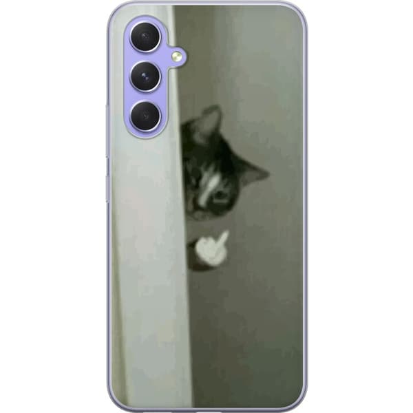 Kompatibelt Mobildeksel til Samsung Galaxy A54 HAHA Katt